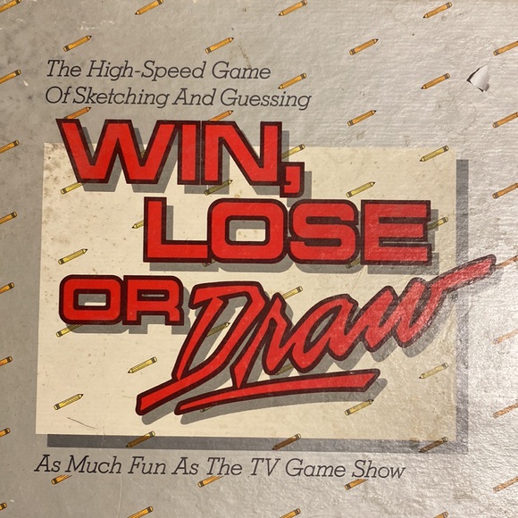 Win, Lose or Draw Game! VINTAGE, All pieces! - Picture 4 of 6
